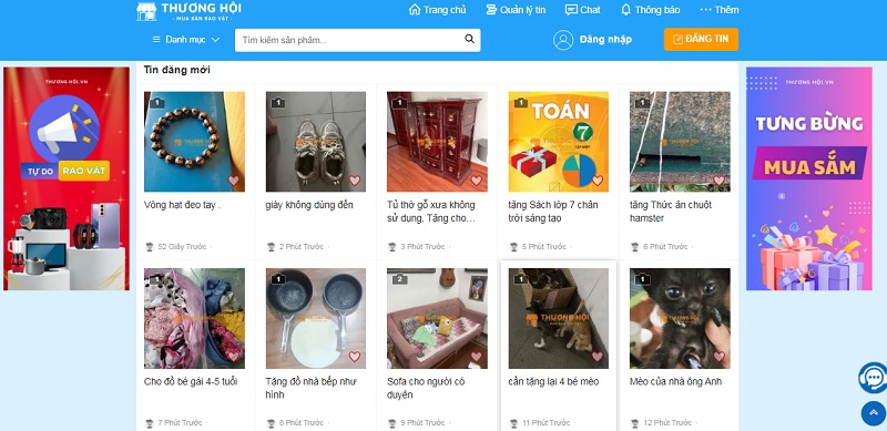 Trang web đăng tin mua bán rao vặt hàng đầu Thuonghoi.vn