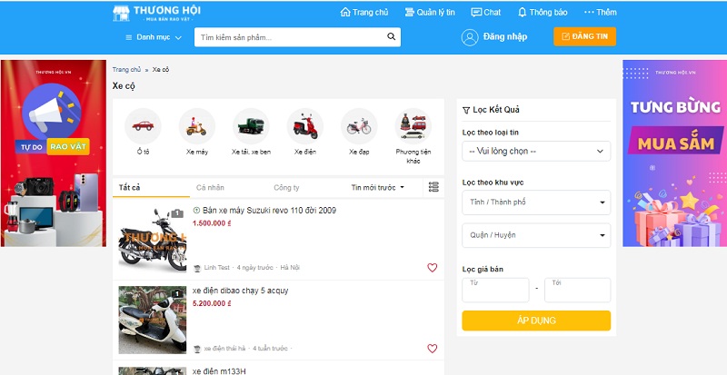 Các bước đăng tin trên Thuonghoi.vn - Trang web đăng tin miễn phí uy tín